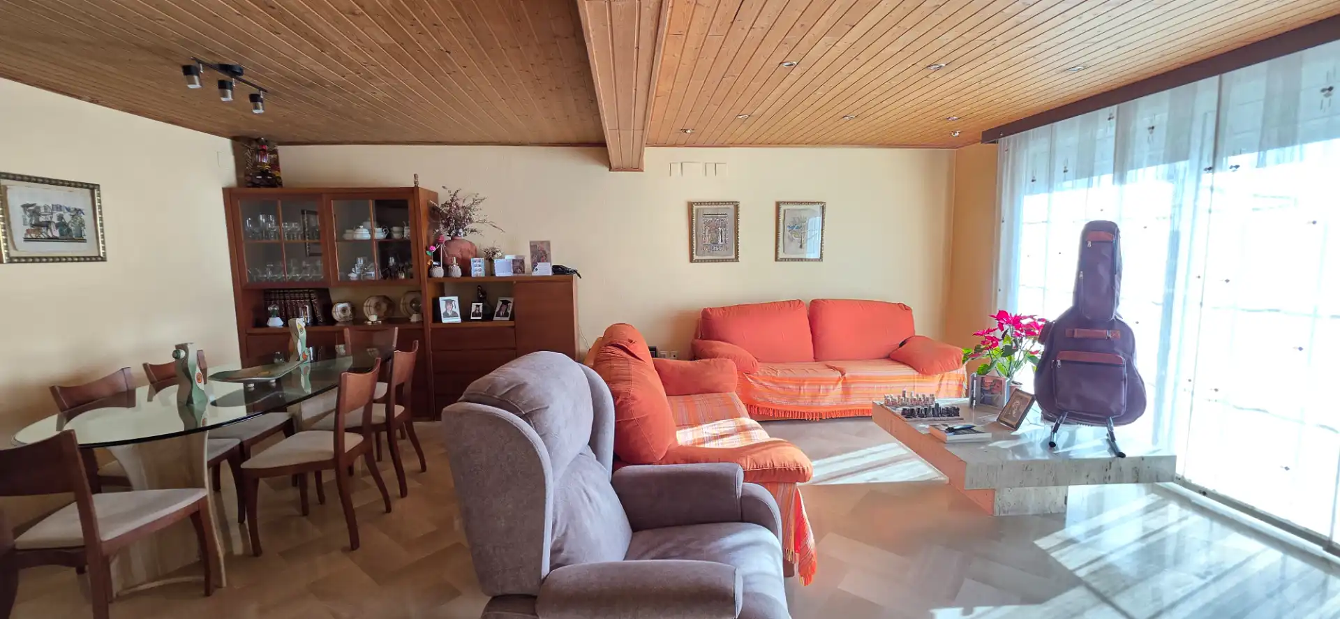 Sala de estar de Casa o chalet en venta en Terrassa con Aire acondicionado, Terraza y Balcón