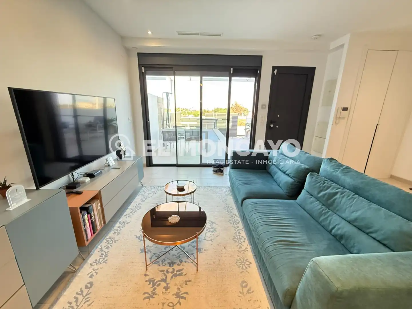 Sala de estar de Casa adosada en venta en Rojales con Aire acondicionado, Calefacción y Jardín privado