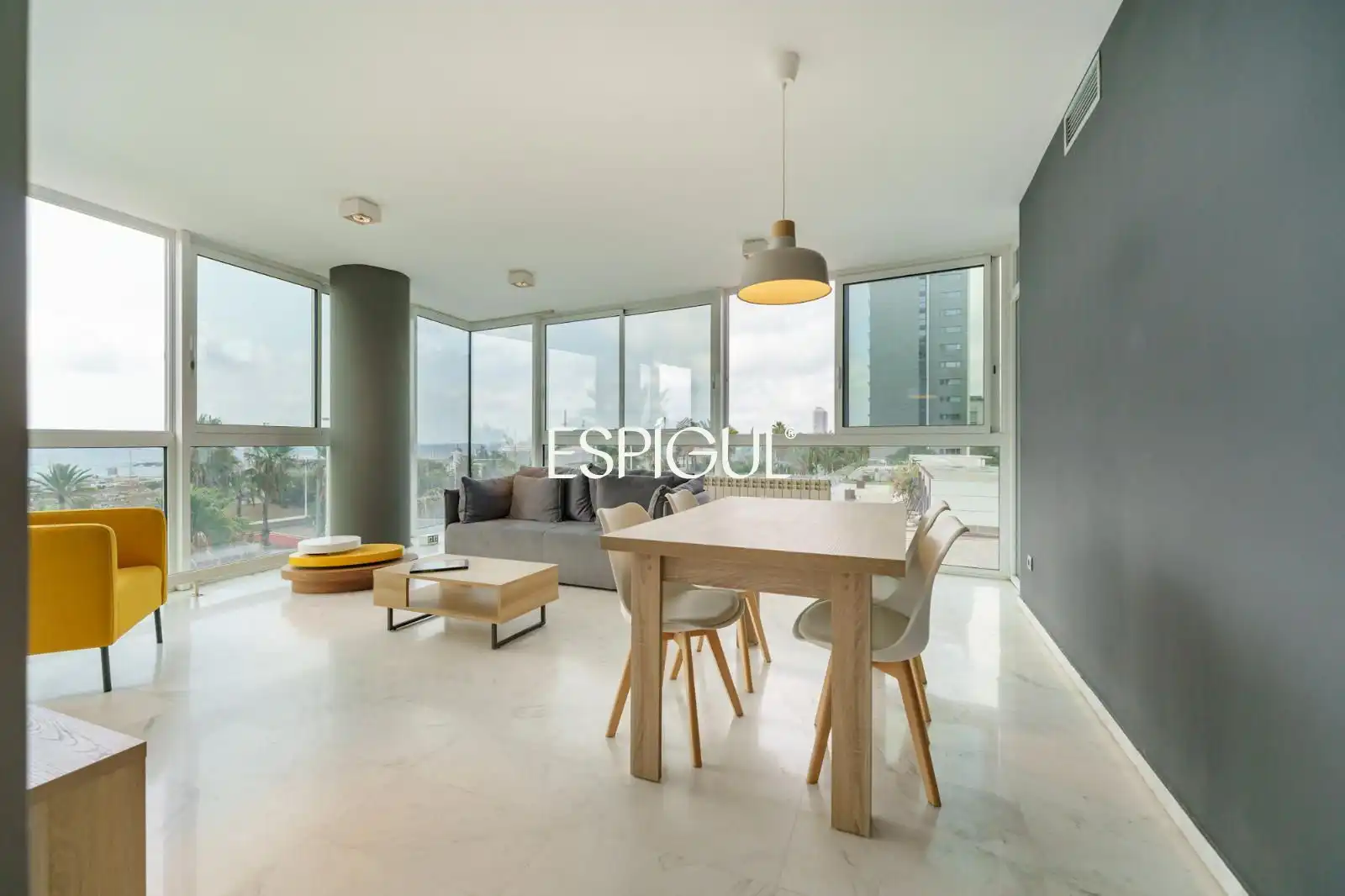 Sala de estar de Piso en venta en Barcelona con Aire acondicionado, Calefacción y Terraza