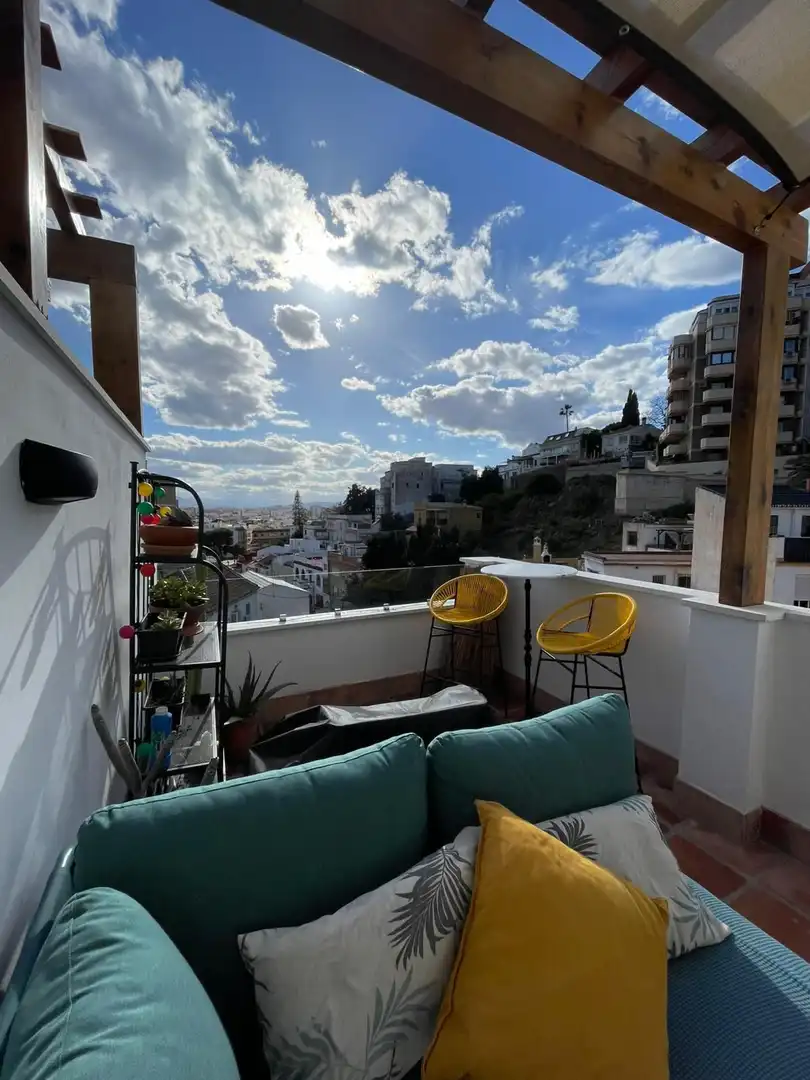 Terrace of Flat for sale in Málaga Capital  with Air Conditioner, Terrace and Storage room