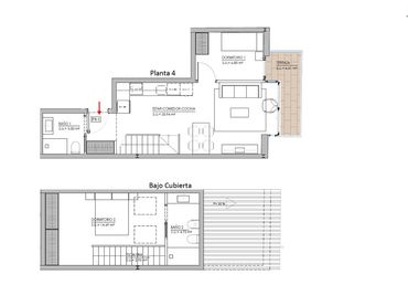 Penthouse with pool for sale in Can Vidalet