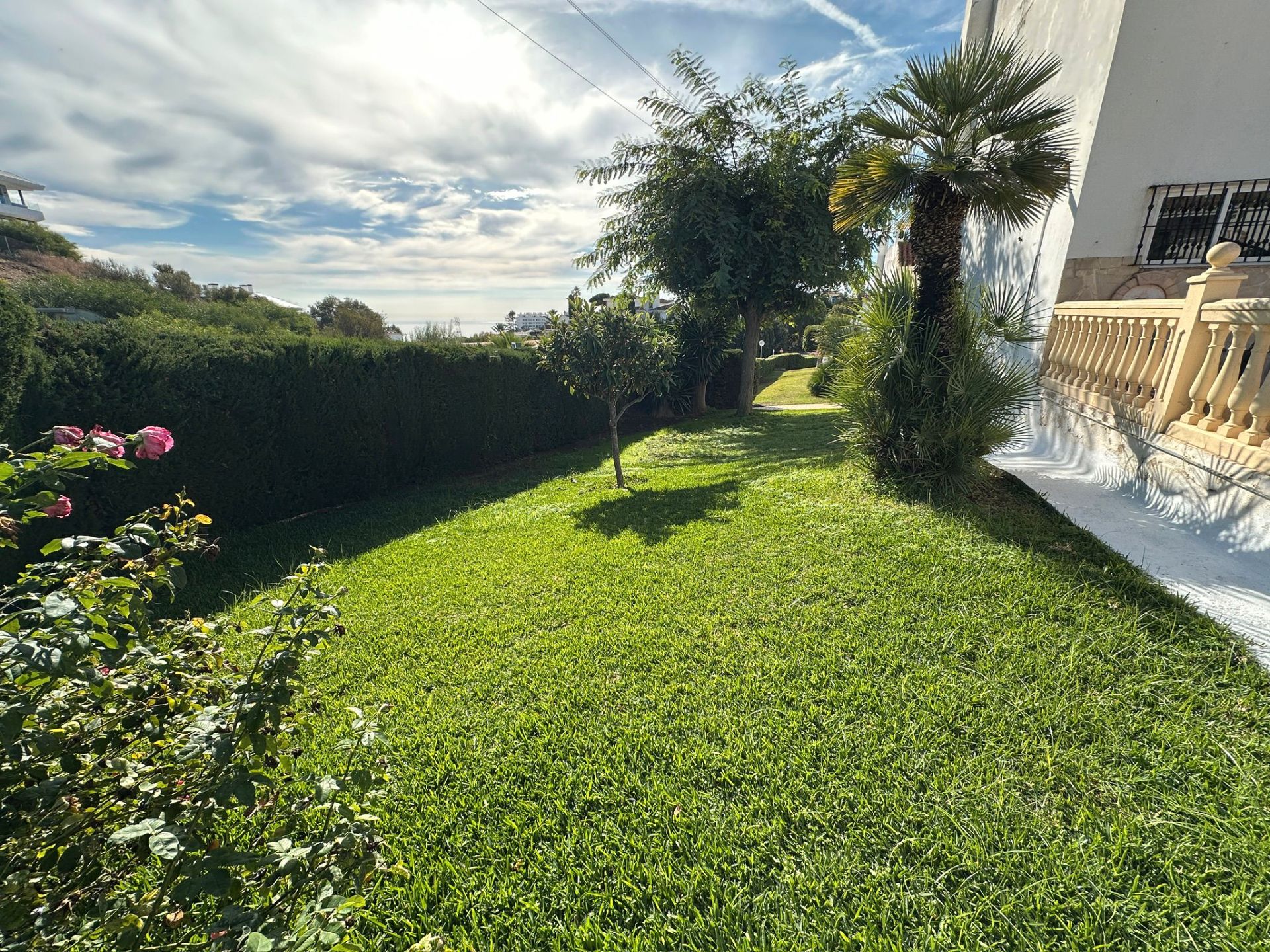 Jardín de Casa adosada en venta en Mijas con Terraza y Piscina comunitaria
