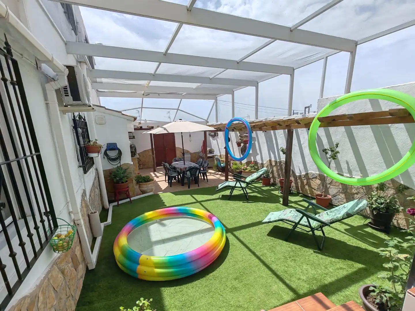Terraza de Casa o chalet en venta en Huércal-Overa con Aire acondicionado, Jardín privado y Terraza