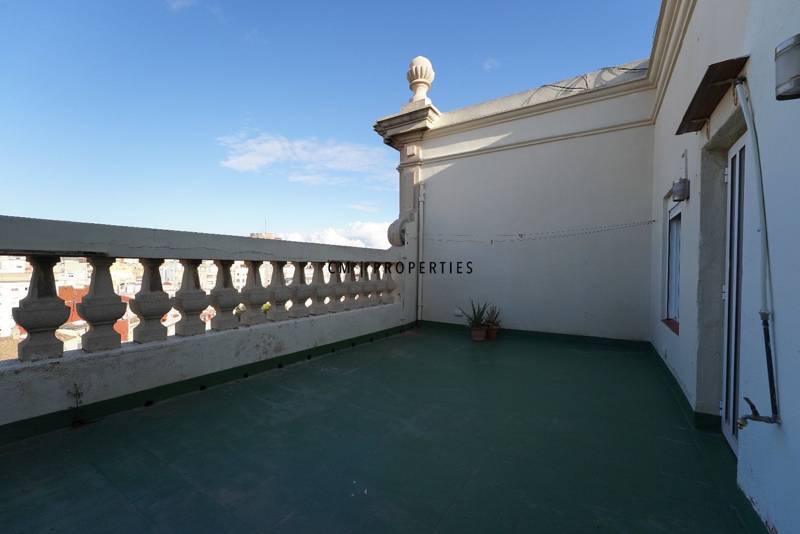 Terrassa de Àtic de lloguer en  Valencia Capital amb Aire condicionat, Terrassa i Balcó