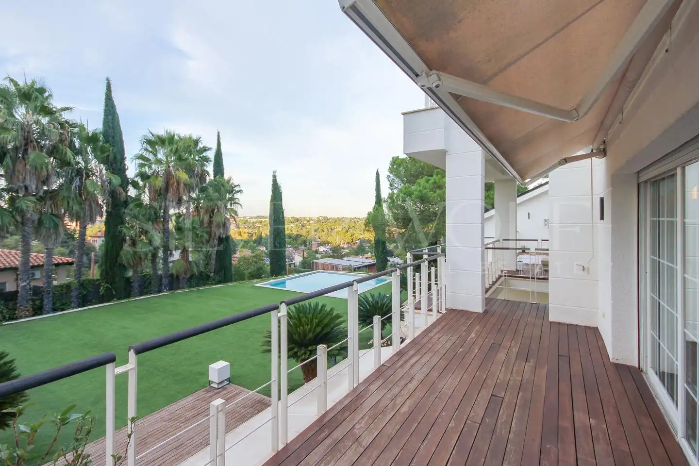 Garden of Houses for sale in Sant Cugat del Vallès  with Air Conditioner, Heating and Private garden