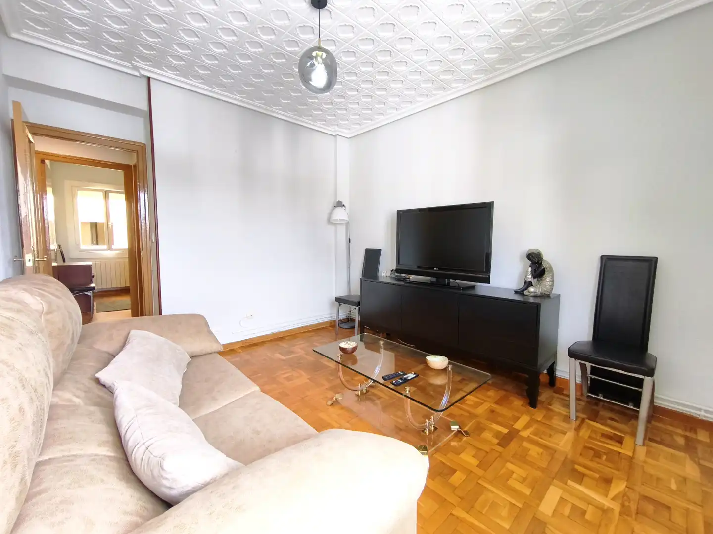 Living room of Flat for rent in  Logroño  with Furnished