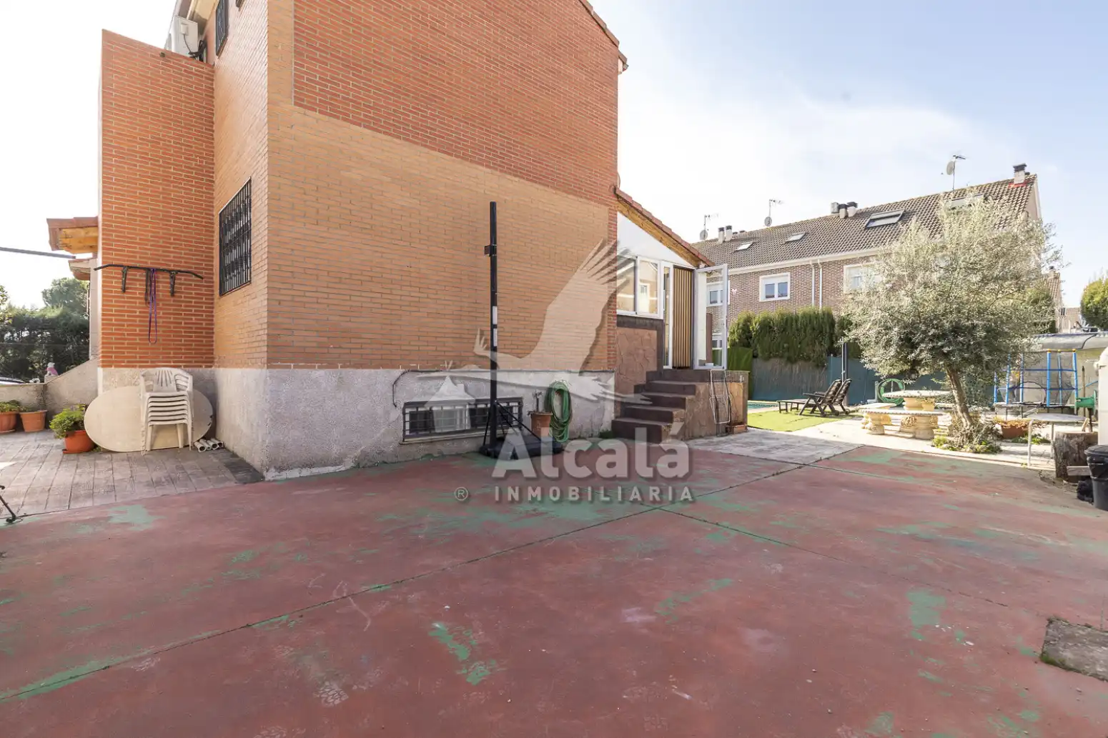 Jardín de Casa adosada en venta en Azuqueca de Henares con Aire acondicionado, Calefacción y Piscina