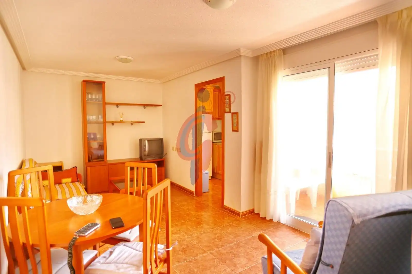 Sala d'estar de Apartament en venda en Guardamar del Segura amb Terrassa i Moblat