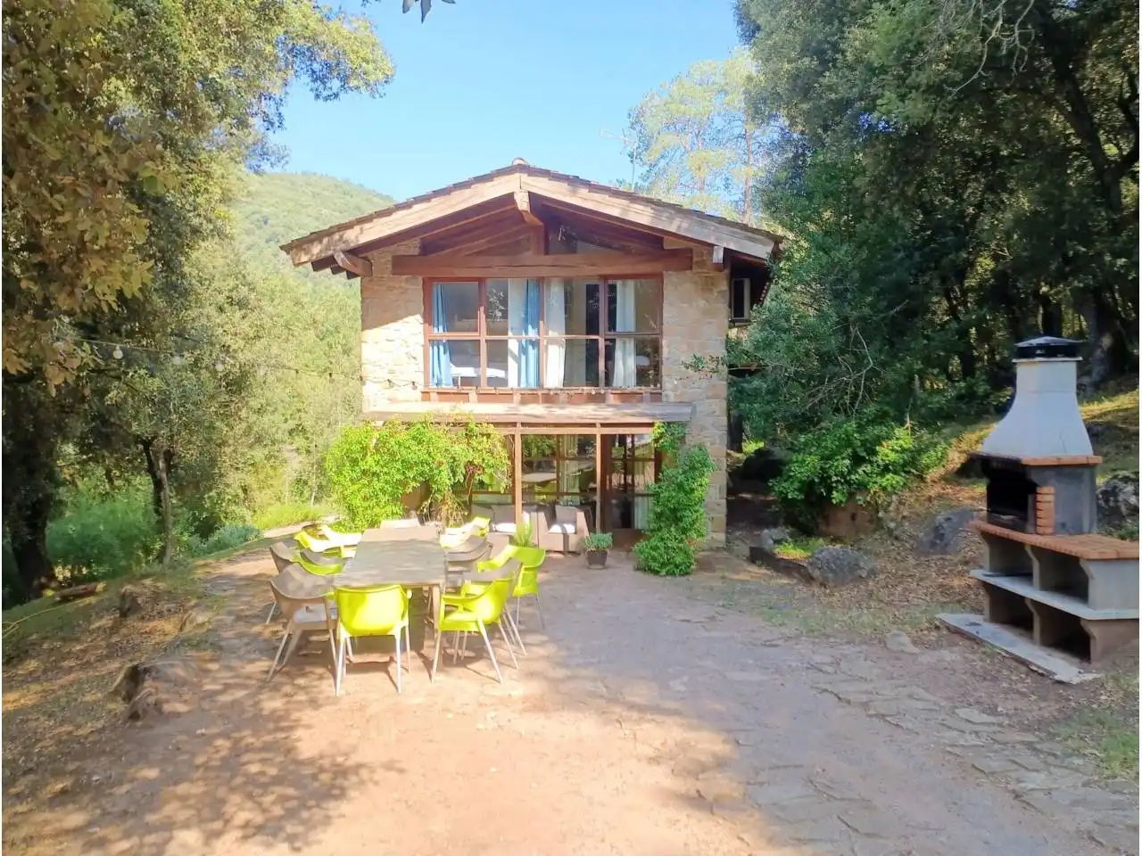 Jardí de Casa o xalet en venda en La Vall de Bianya