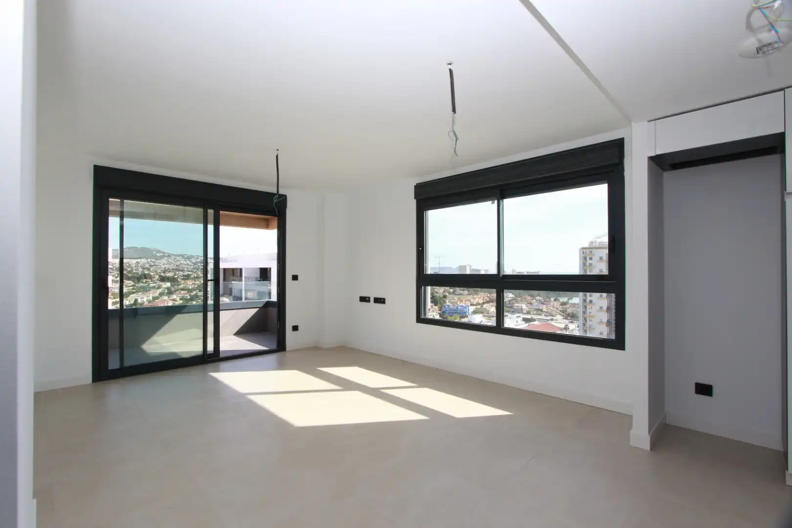 Living room of Attic for sale in Calpe / Calp  with Air Conditioner, Heating and Private garden