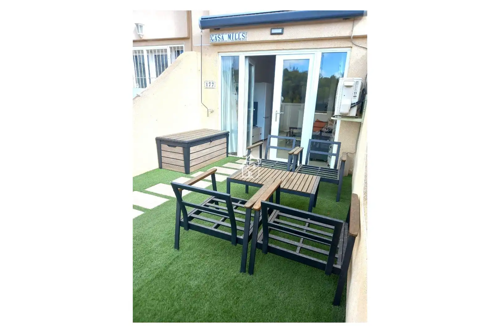 Terrassa de Casa adosada de lloguer en Orihuela amb Aire condicionat, Jardí privat i Terrassa