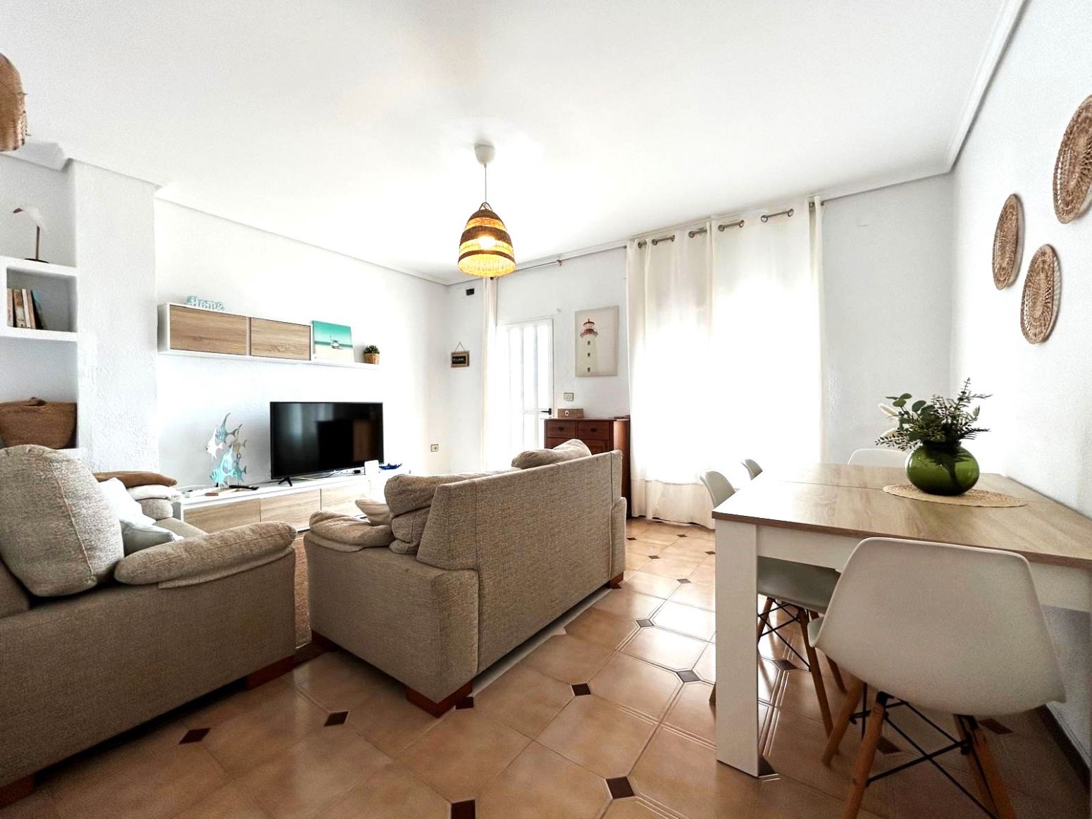 Sala d'estar de Casa o xalet de lloguer en Puçol amb Aire condicionat, Jardí privat i Terrassa