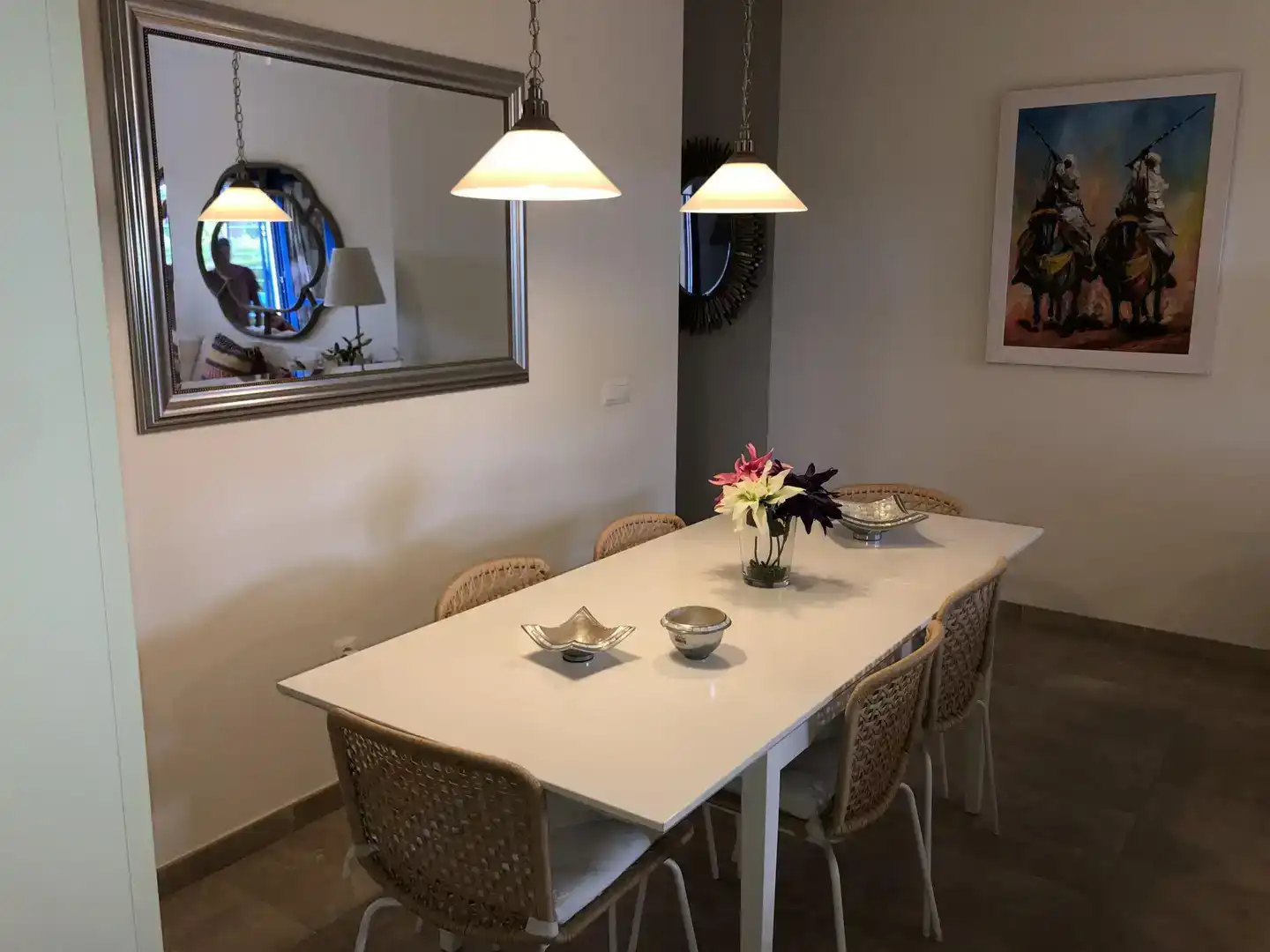Dining room of Flat for rent in Las Tres Piedras - Costa Ballena