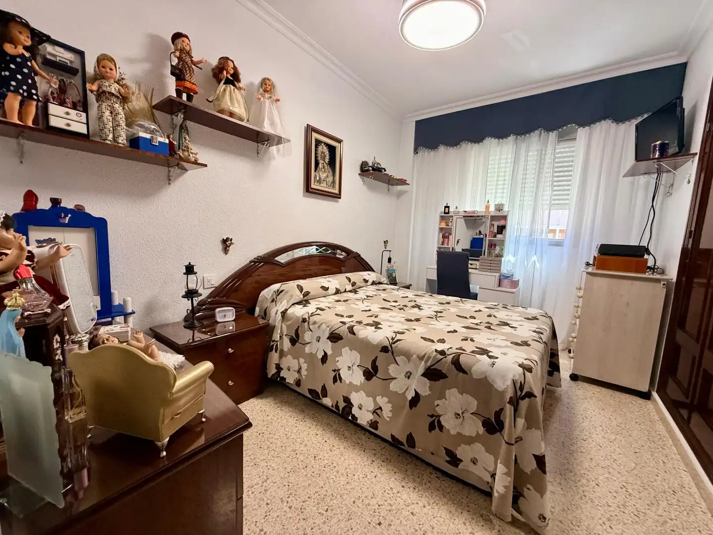 Schlafzimmer von Wohnung zum Verkauf in Sevilla mit Klimaanlage, Terrasse und Balkon