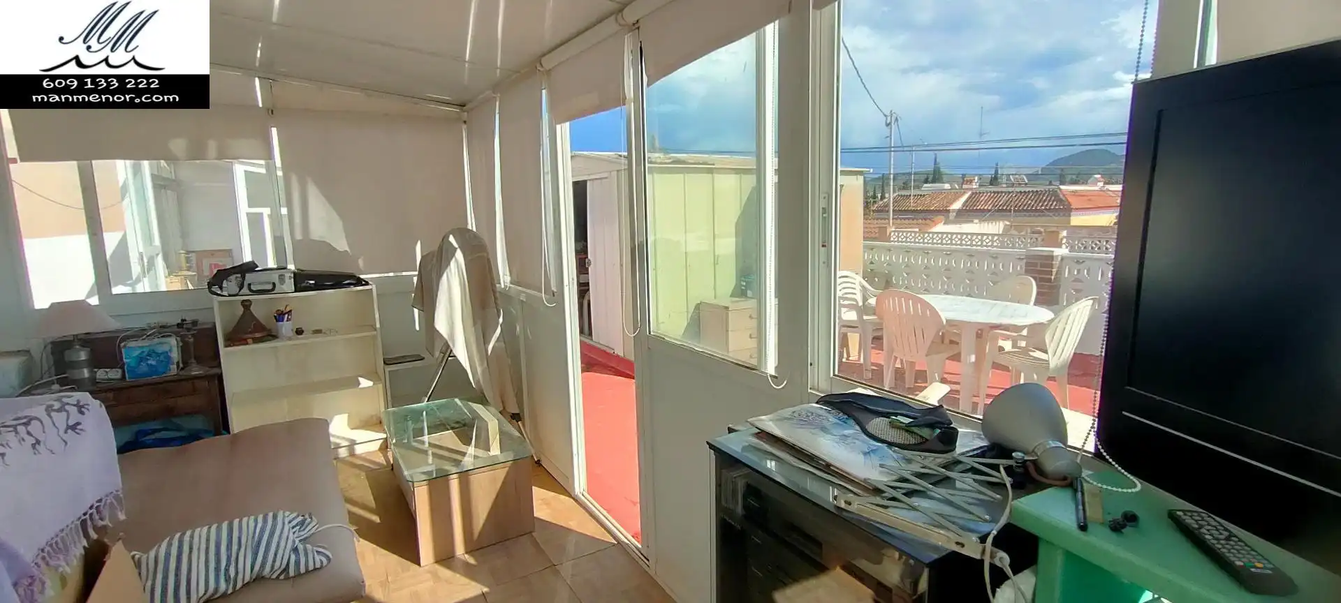Terraza de Casa adosada en venta en Cartagena con Aire acondicionado, Jardín privado y Trastero