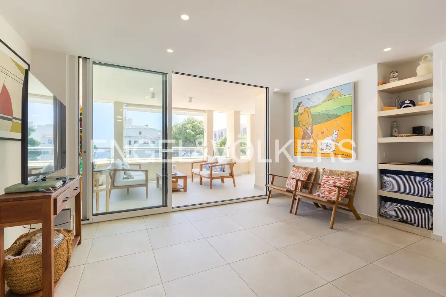 Terrace of Flat for rent in Jávea / Xàbia  with Air Conditioner, Heating and Terrace
