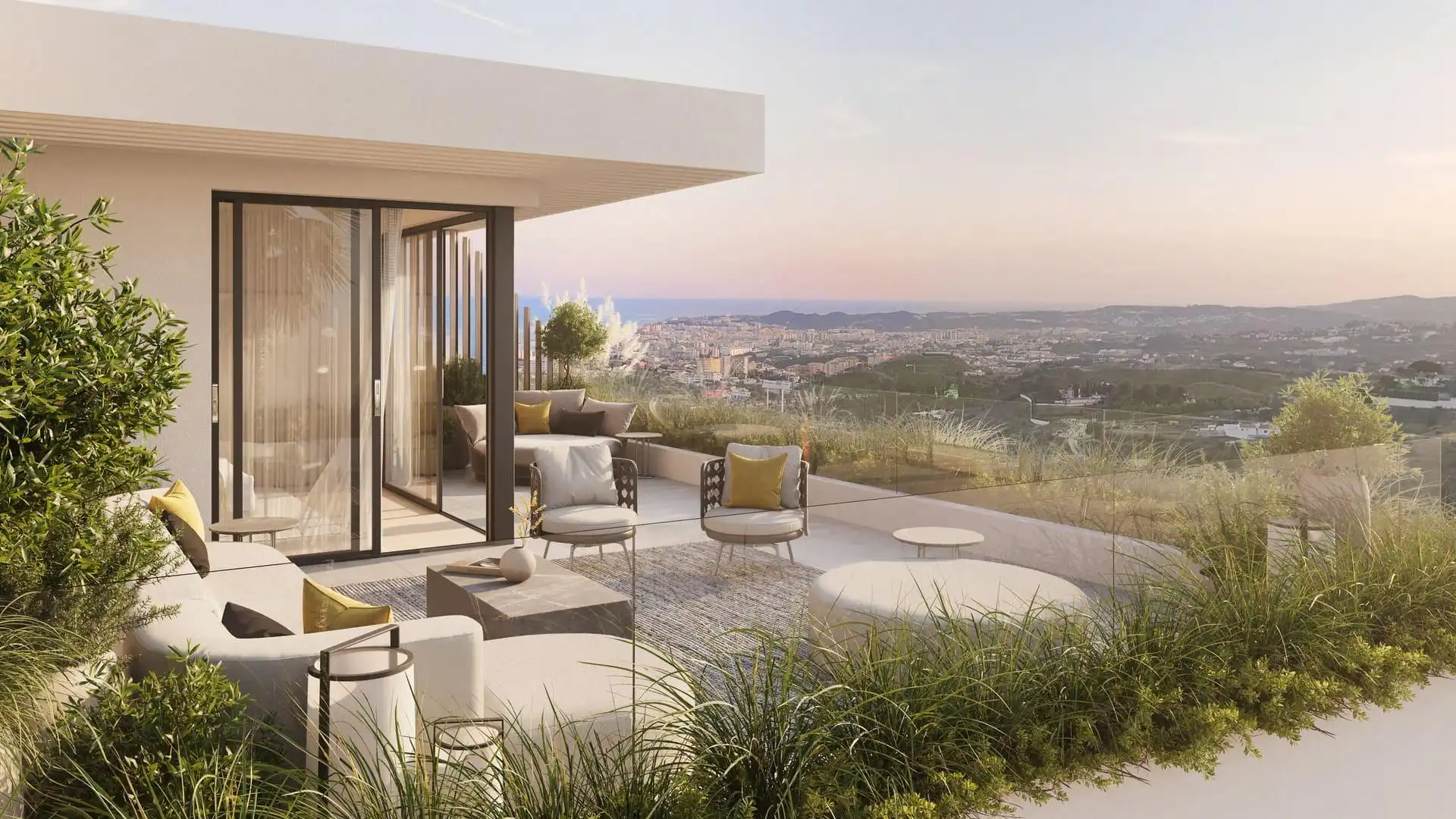 Terraza de Apartamento en venta en Mijas con Calefacción, Terraza y Trastero