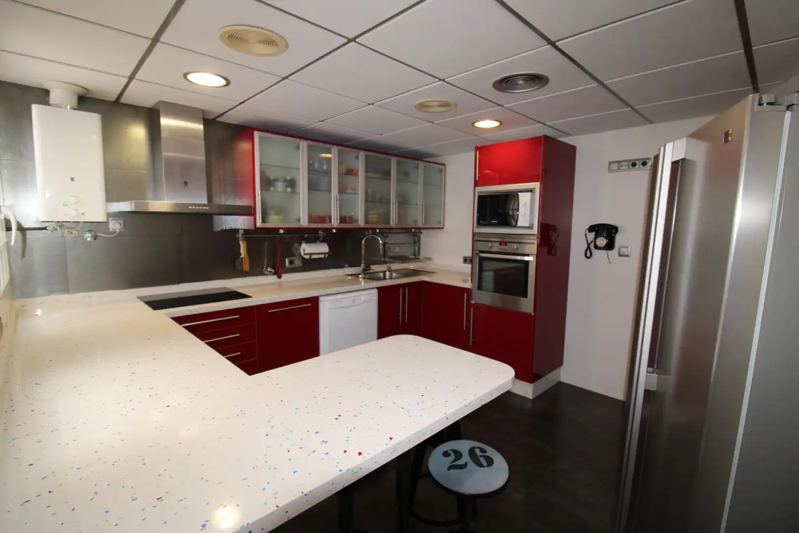 Cocina de Piso de alquiler en Murcia con Aire acondicionado y Amueblado