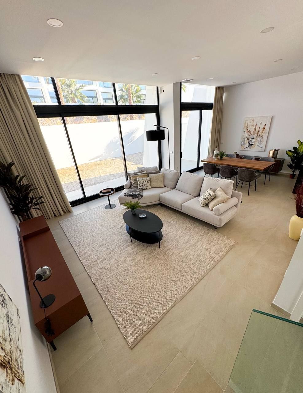 Living room of Duplex for sale in Calpe / Calp  with Air Conditioner and Community pool