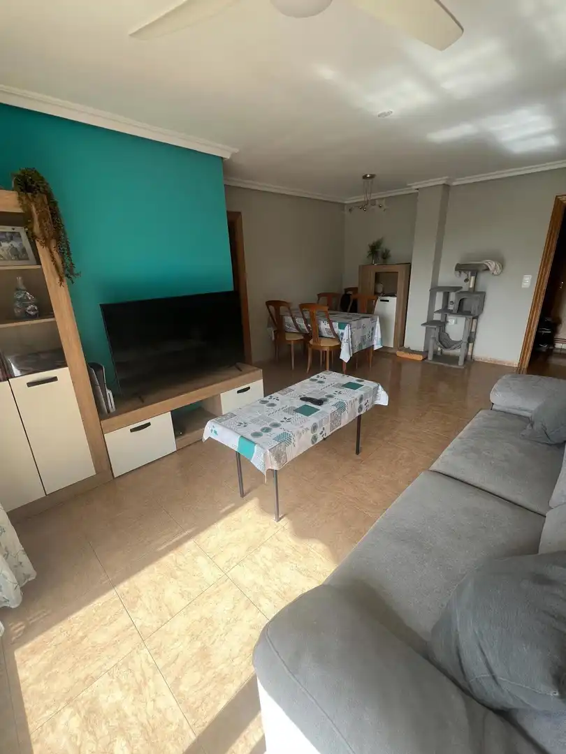 Sala d'estar de Pis en venda en Murcia amb Aire condicionat, Calefacció i Jardí privat