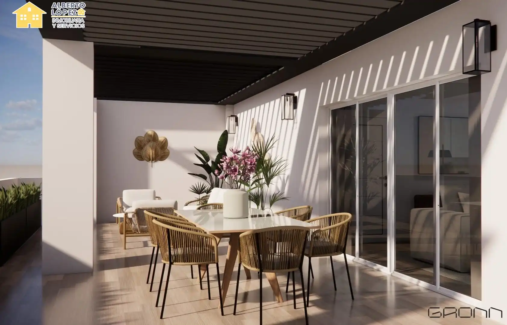 Terraza de Ático en venta en Elche / Elx con Terraza y Balcón