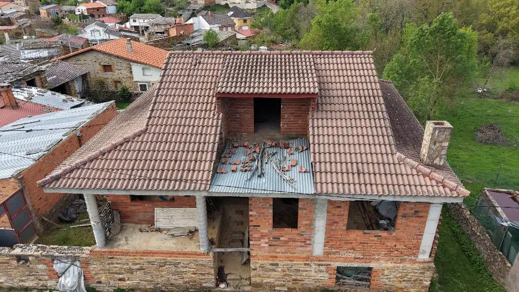 Vista exterior de Casa o xalet en venda en Gallegos del Río