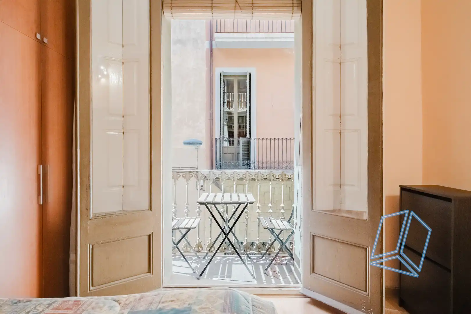 Balcony of Flat for sale in Gràcia