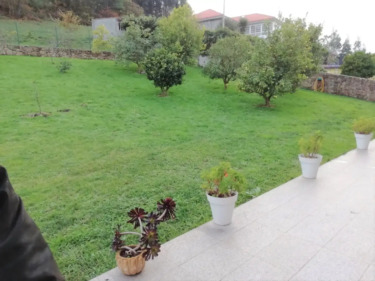 Jardín de Casa o chalet en venta en Culleredo con Jardín privado, Parquet y Horno