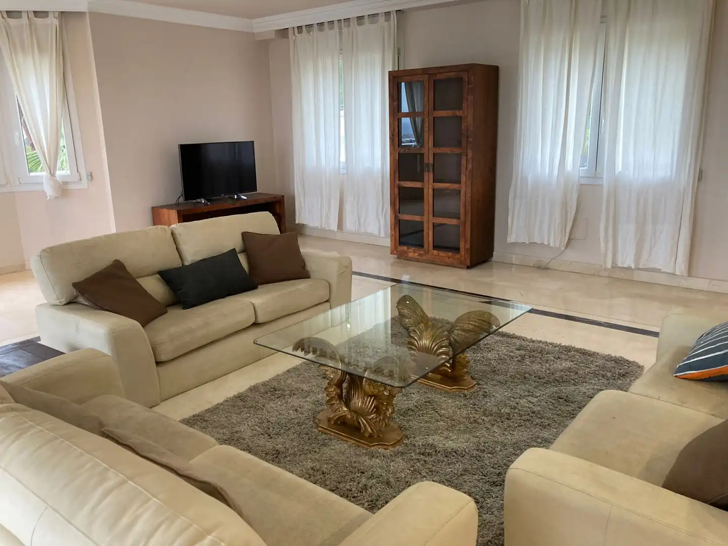 Sala de estar de Casa o chalet de alquiler en Cabrils con Aire acondicionado, Calefacción y Jardín privado