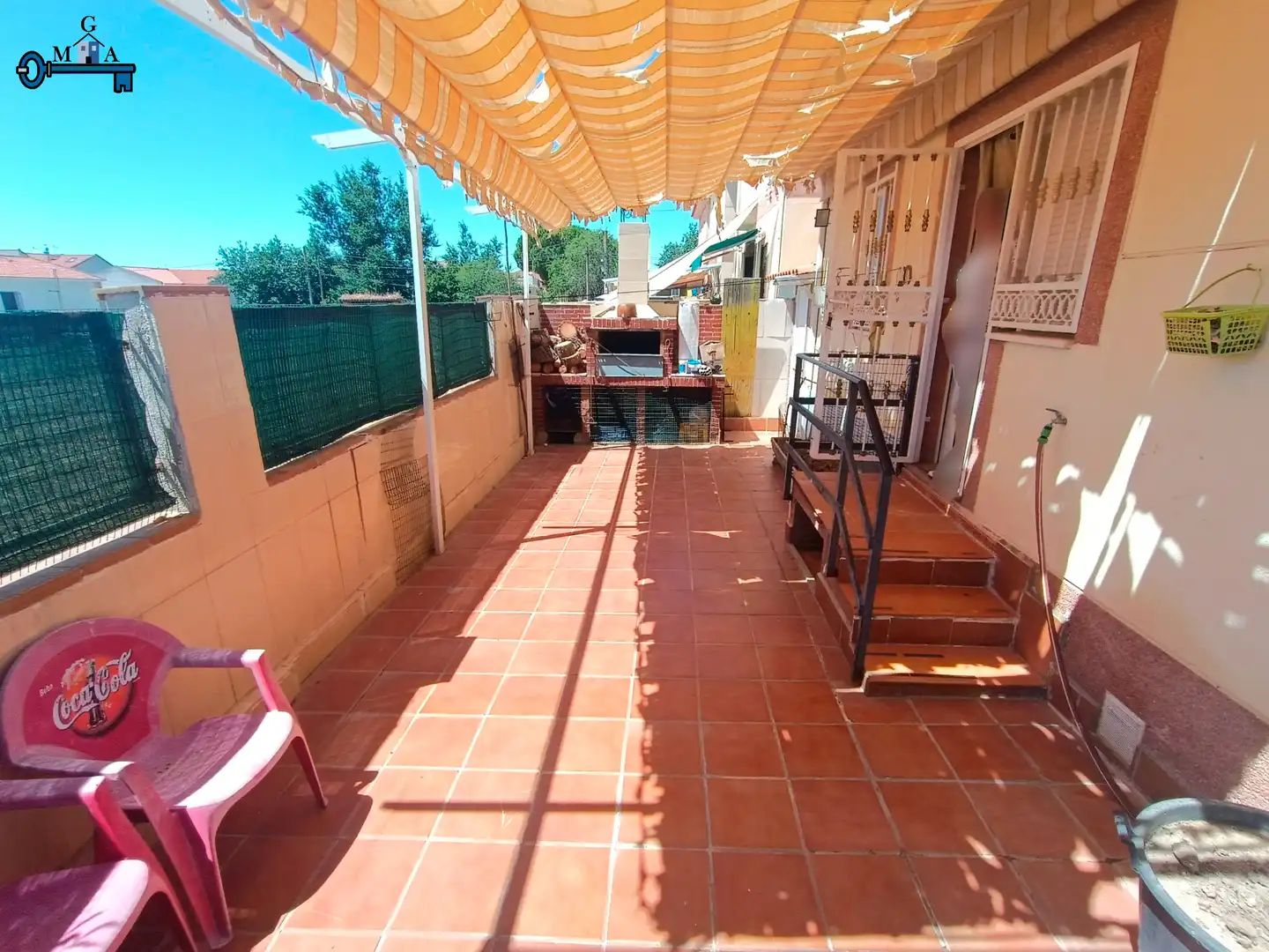 Terrassa de Casa adosada en venda en El Viso de San Juan amb Jardí privat, Terrassa i Traster