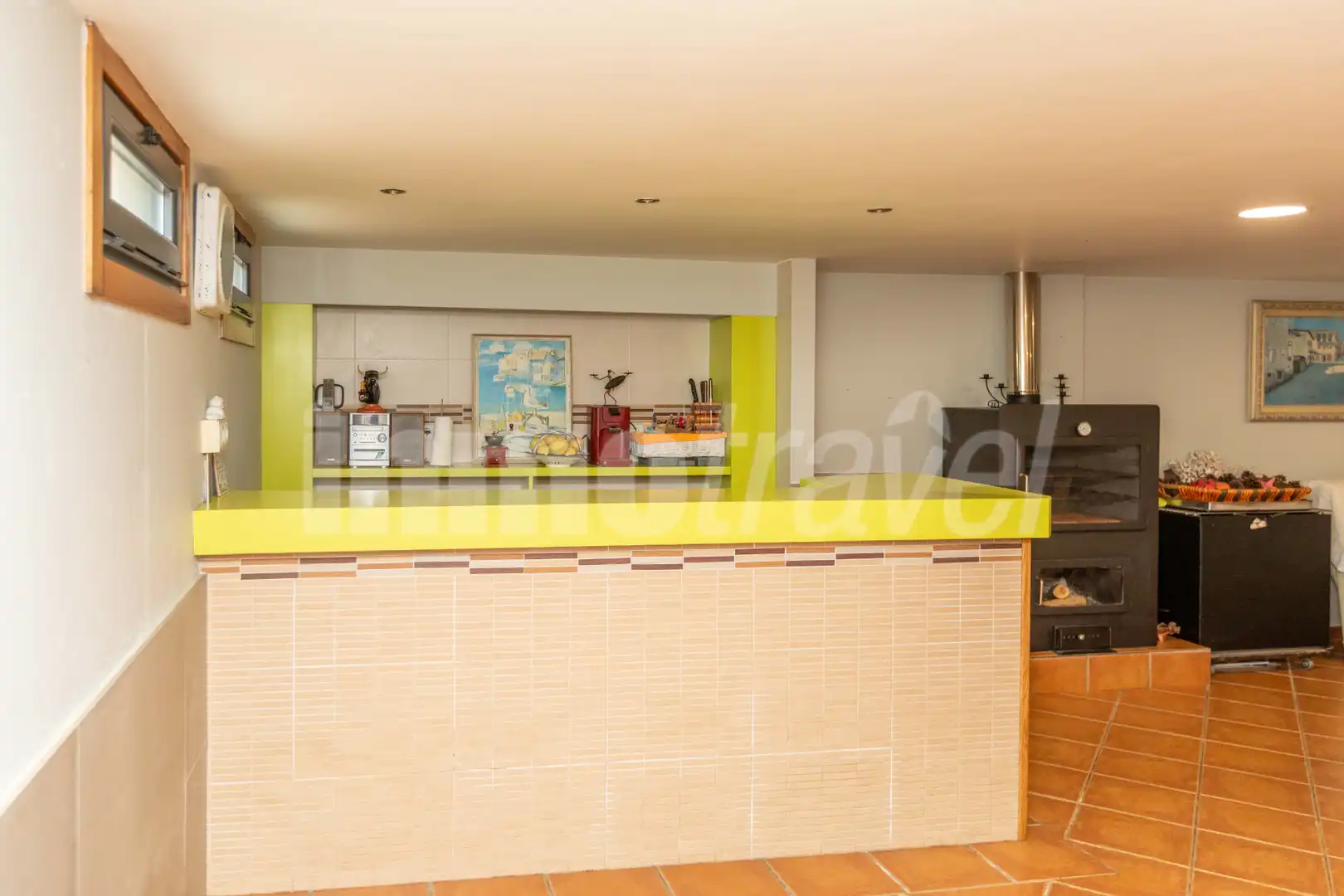 Cocina de Casa o chalet en venta en Sanxenxo con Calefacción, Jardín privado y Parquet