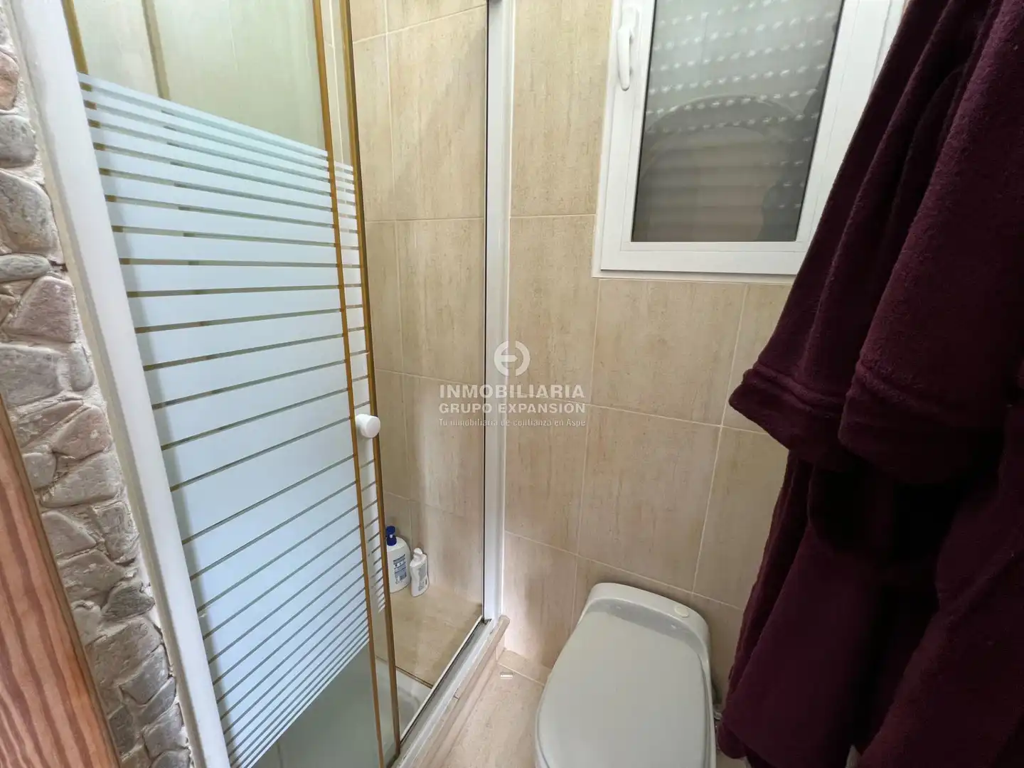 Bathroom of Flat for sale in Aspe  with Air Conditioner, Heating and Terrace