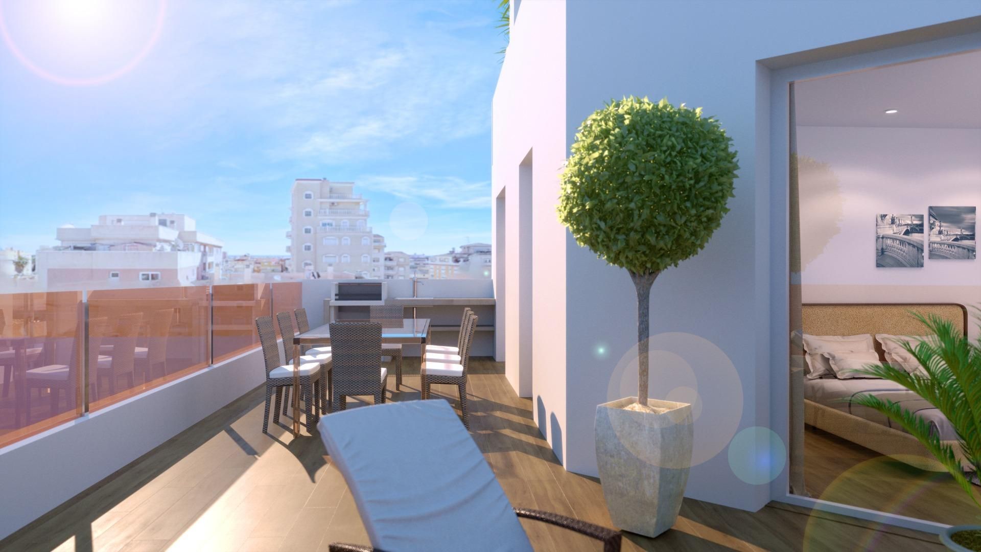 Terrace of Attic for sale in Alicante / Alacant  with Air Conditioner, Heating and Terrace