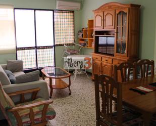 Living room of Flat for sale in San Javier  with Air Conditioner, Terrace and Furnished