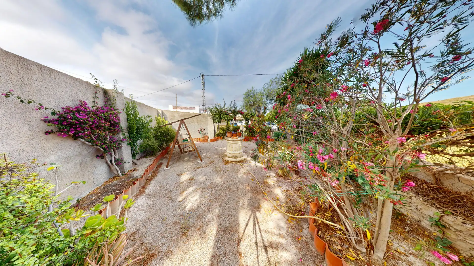 Garden of Houses for sale in Elche / Elx  with Air Conditioner, Heating and Private garden