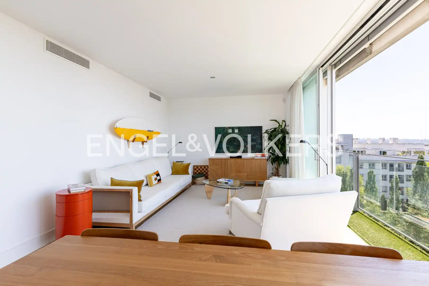 Living room of Attic for sale in Madrid  with Air Conditioner, Heating and Private garden