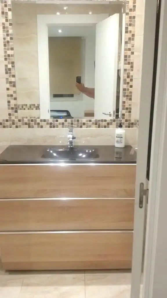 Baño de Apartamento en venta en Gandia con Terraza y Balcón