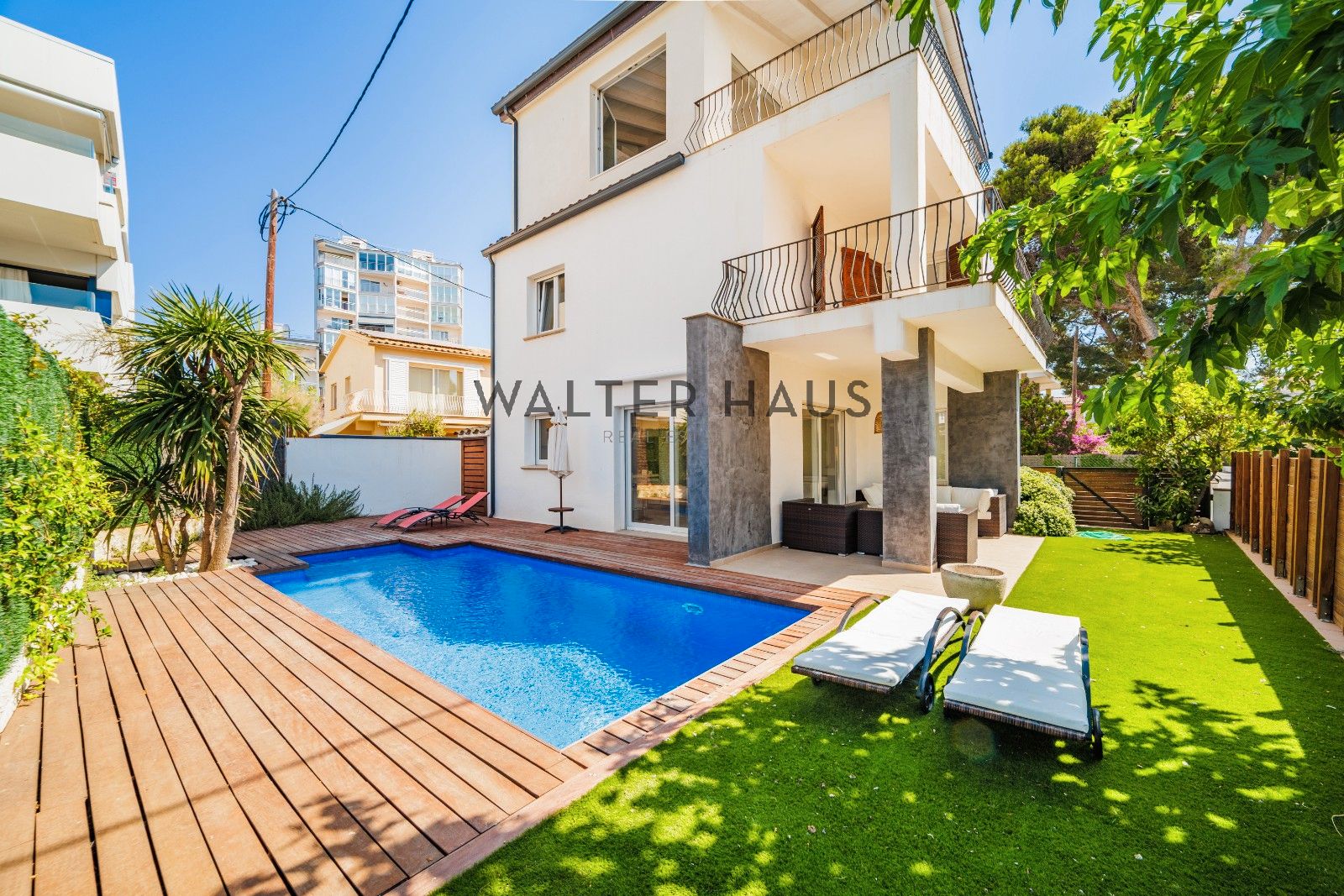Piscina de Casa o xalet en venda en Calonge i Sant Antoni amb Aire condicionat, Calefacció i Jardí privat