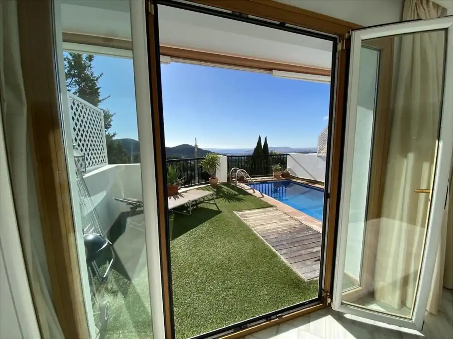 Terrassa de Dúplex en venda en Santa Eulària des Riu amb Aire condicionat, Jardí privat i Piscina