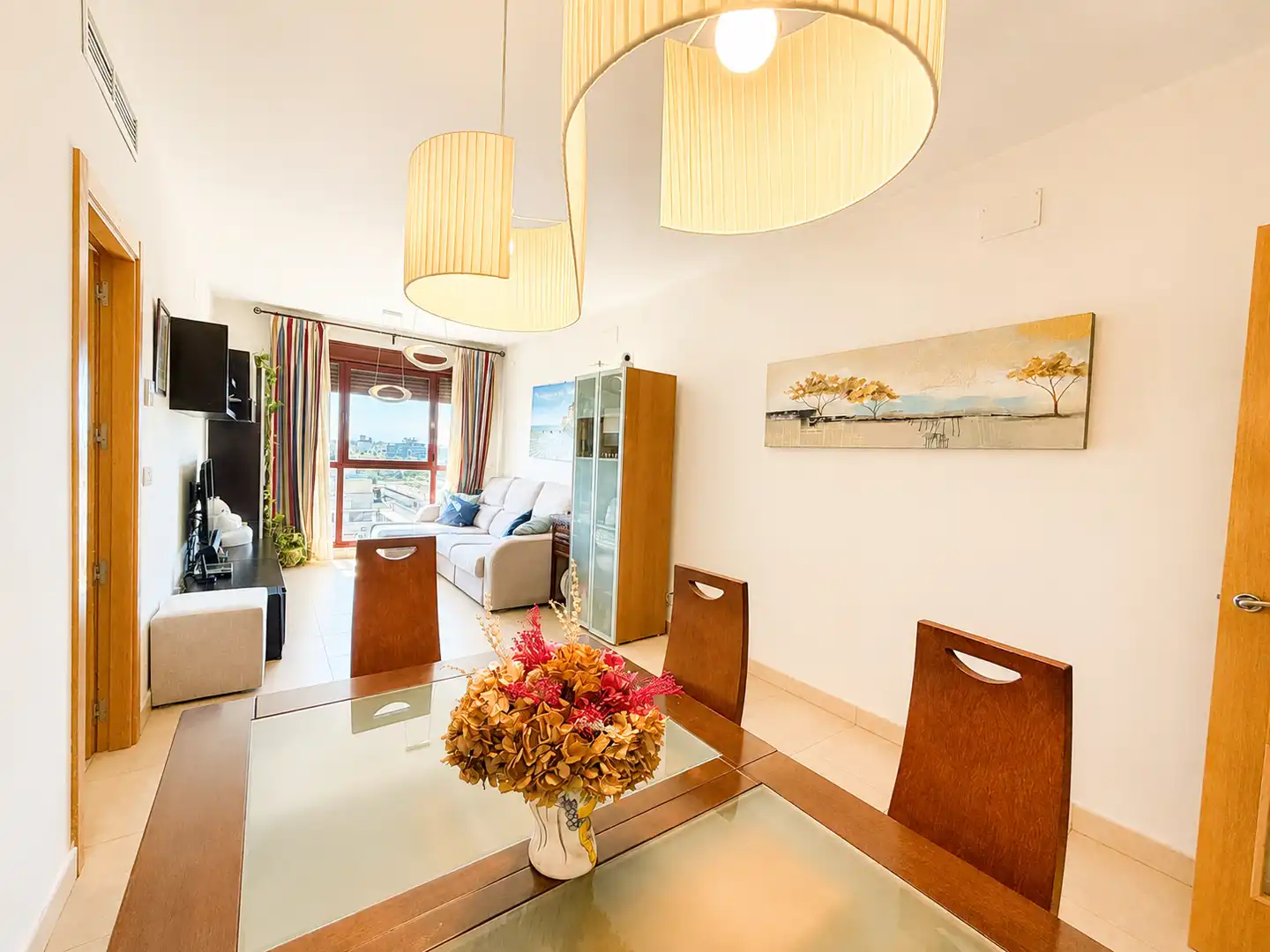 Living room of Flat for sale in Sevilla  with Air Conditioner and Community pool