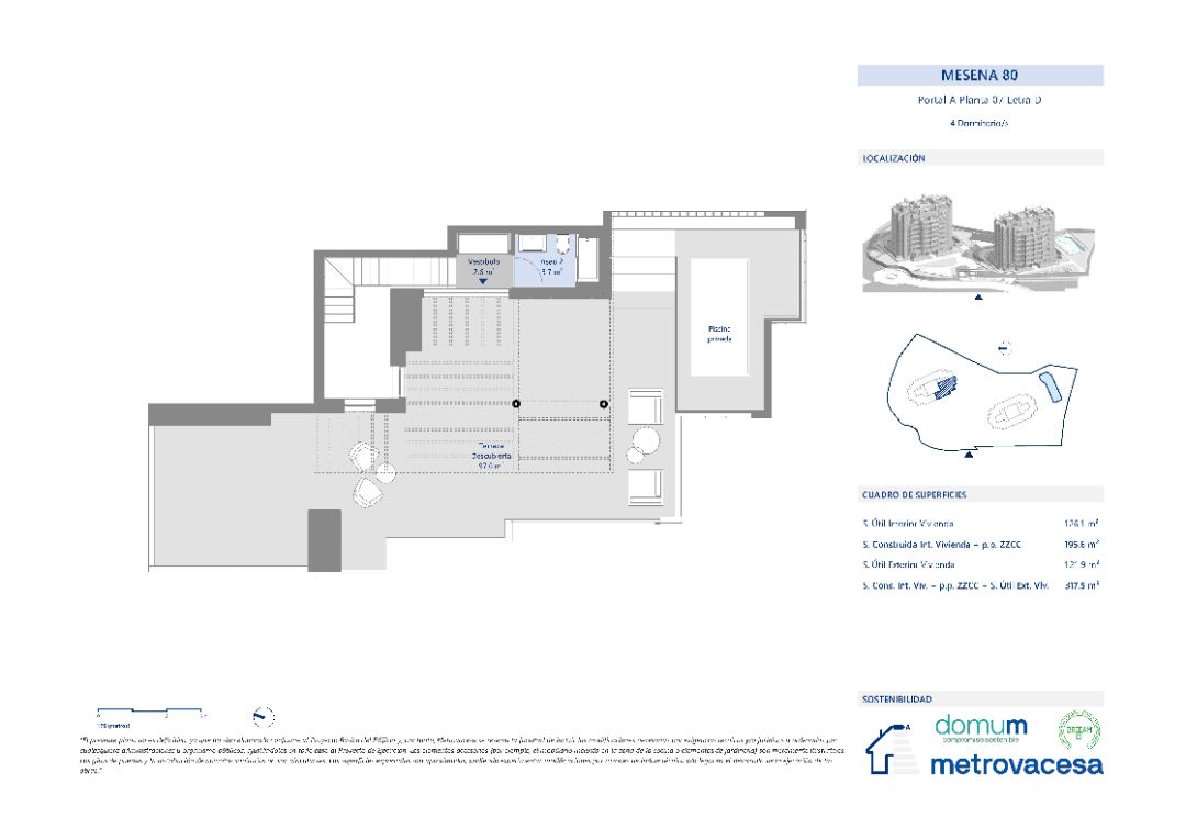 Attic for sale in  Madrid Capital  with Terrace, Storage room and Swimming Pool