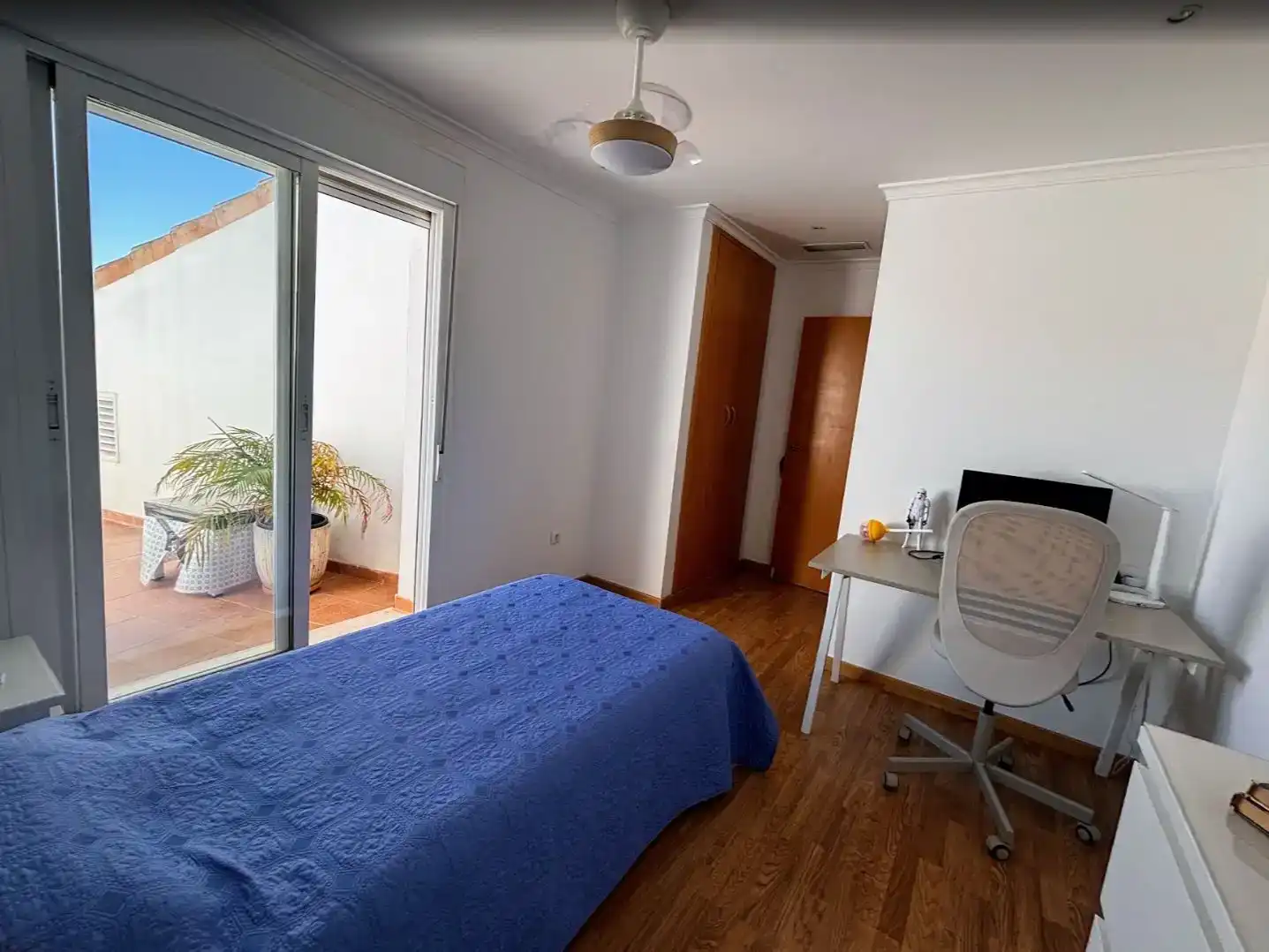Bedroom of Flat for sale in Pedreguer  with Air Conditioner