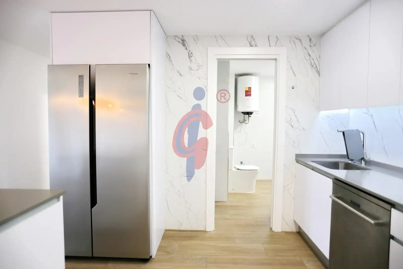 Cocina de Apartamento en venta en Guardamar del Segura con Aire acondicionado, Calefacción y Amueblado