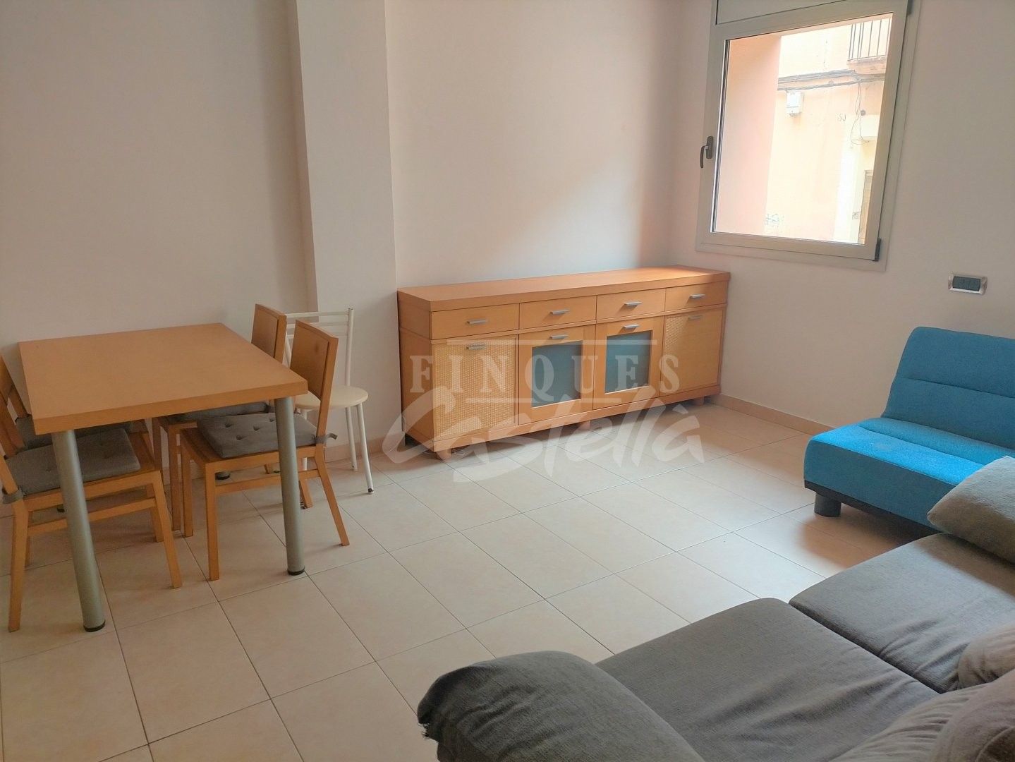 Living room of Flat for sale in Mataró  with Air Conditioner and Furnished