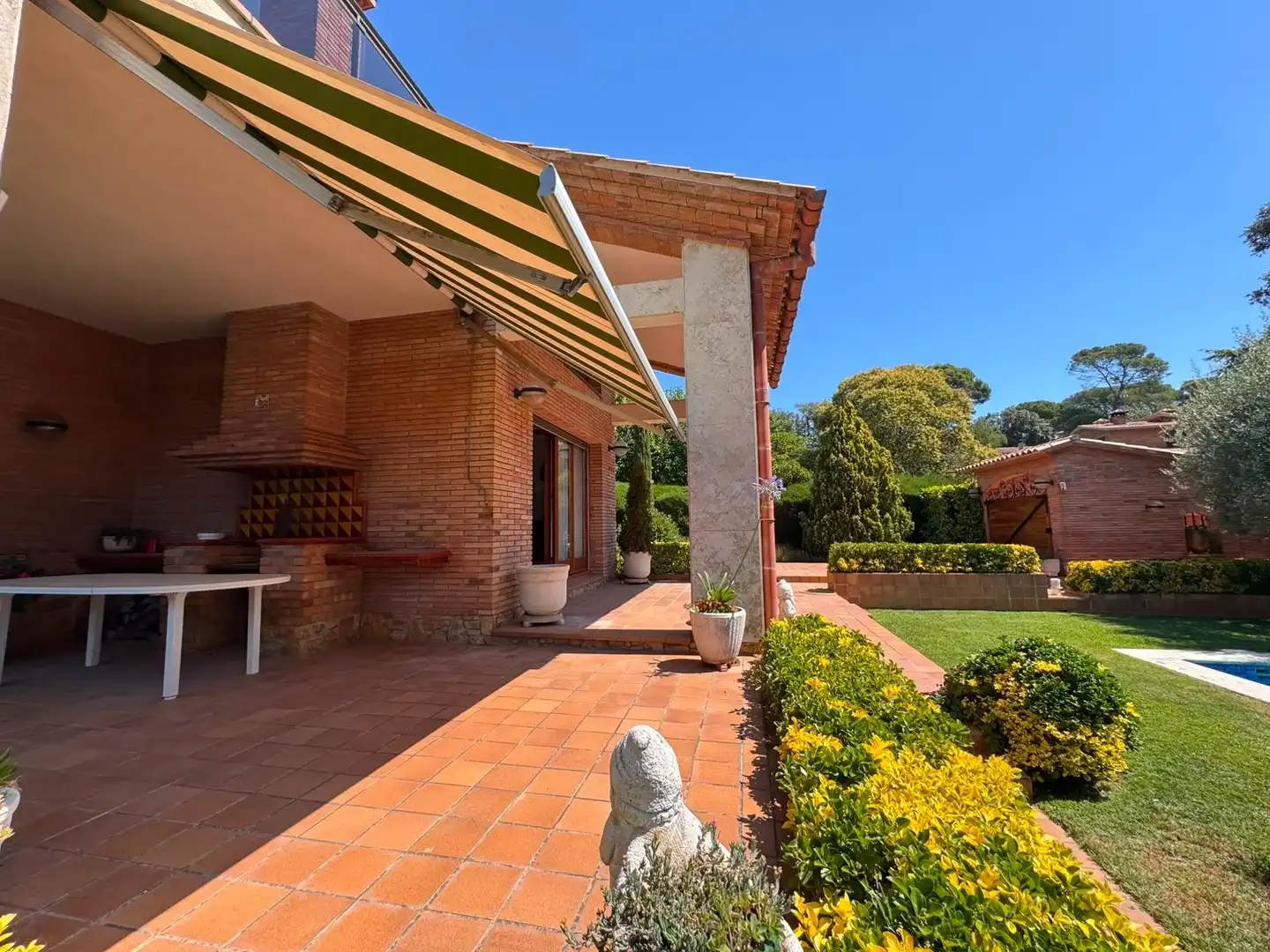 Terraza de Casa o chalet en venta en Santa Maria de Palautordera con Aire acondicionado, Calefacción y Jardín privado