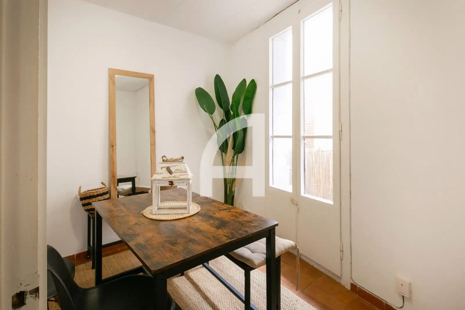 Dining room of Flat for sale in Barcelona  with Parquet flooring and Terrace