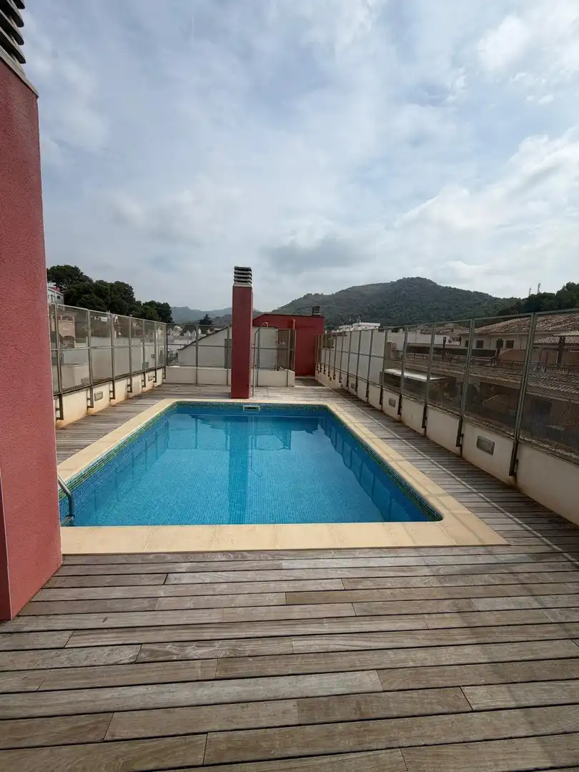 Schwimmbecken von Dachboden zum Verkauf in Náquera mit Privatgarten, Möbliert und Balkon