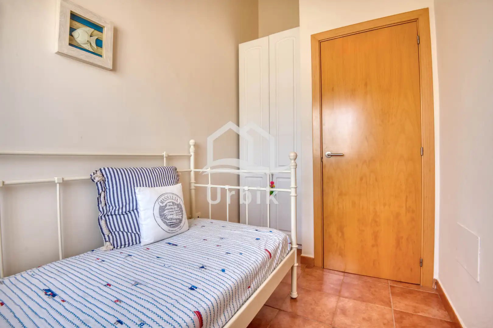 Schlafzimmer von Einfamilien-Reihenhaus zum Verkauf in Castell d'Aro, Platja d'Aro i s'Agaró mit Klimaanlage, Heizung und Terrasse