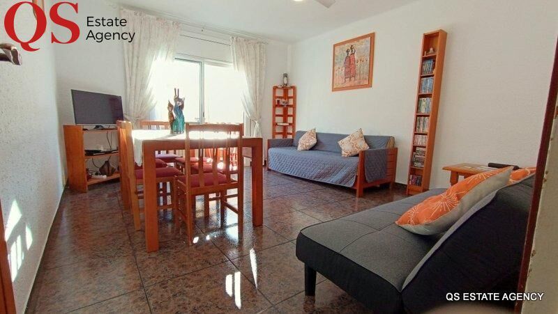 Sala de estar de Piso en venta en Blanes con Amueblado y Balcón