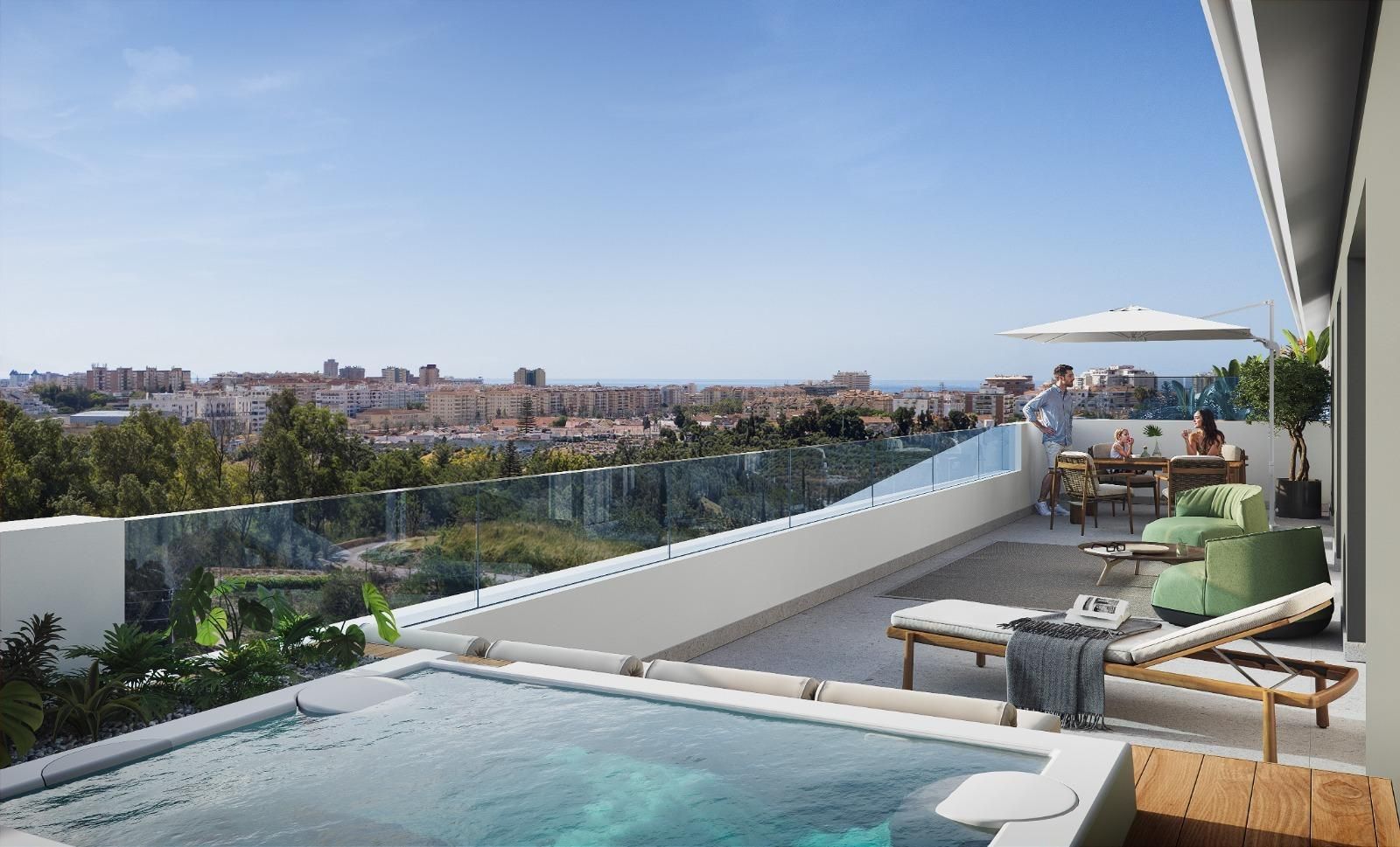 Terraza de Ático en venta en Fuengirola con Aire acondicionado, Terraza y Trastero